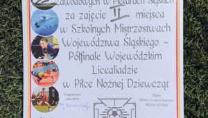 II miejsce w półfinale województwa kobiecej piłki nożnej